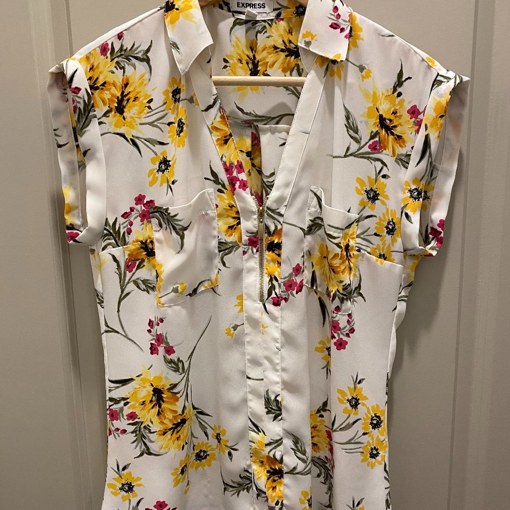 Short Sleeve floral Top